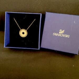Swarovski Necklace with Circle Pendant